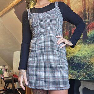 Plaid schoolgirl dress